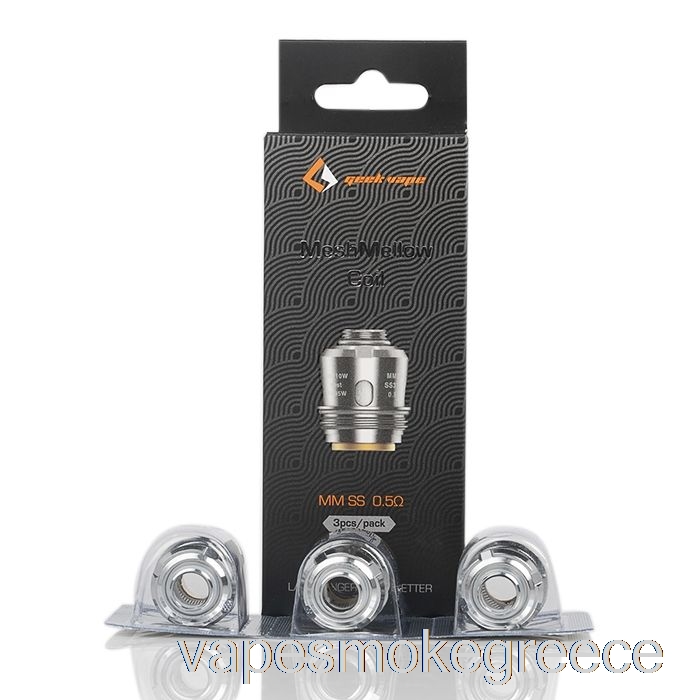 Vape Greece Geek Vape Meshmellow Mm ανταλλακτικά πηνία 0,5ohm Mm Ss Meshmellow πηνία